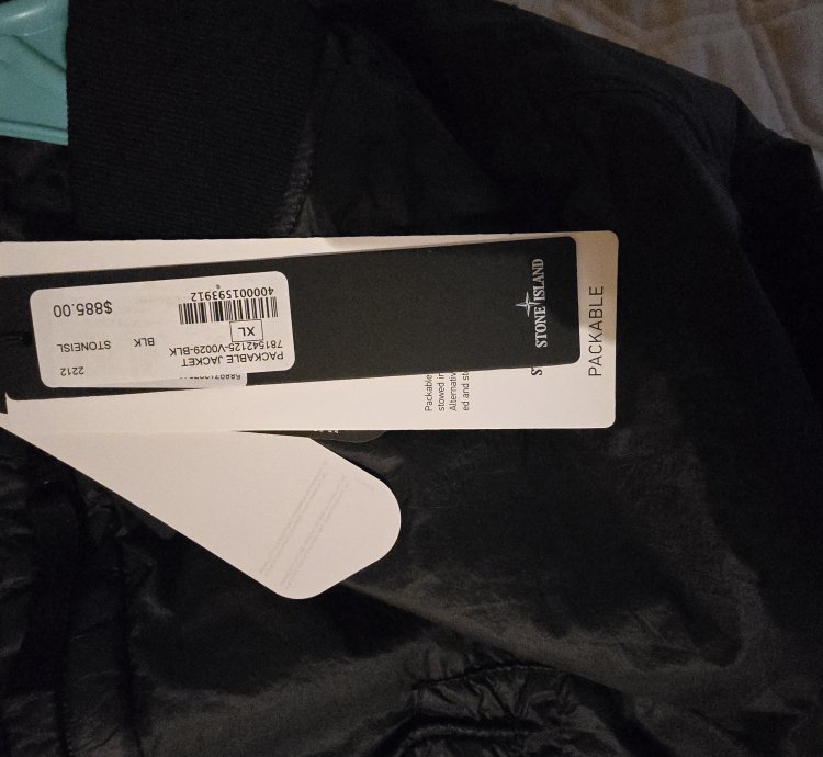 Stone Island Primaloft Tc Bomber Jacket Sz Xl