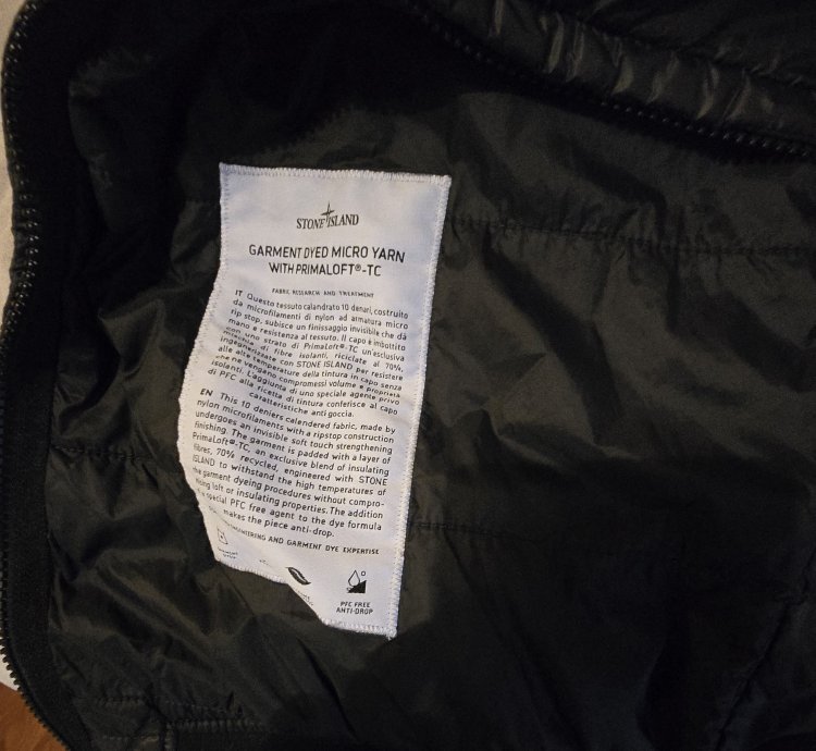 Stone Island Primaloft Tc Bomber Jacket Sz Xl