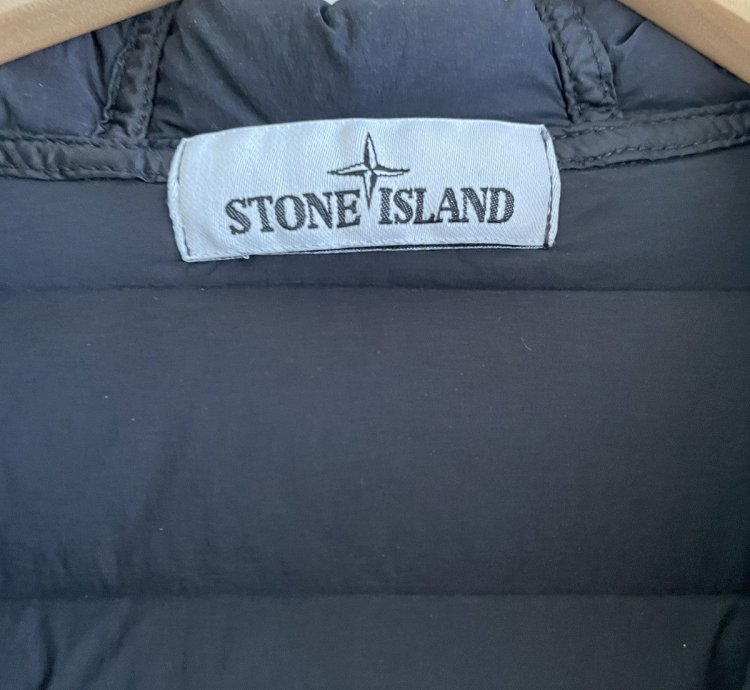 Stone Island Puffer Down Jacket Black Size Large
