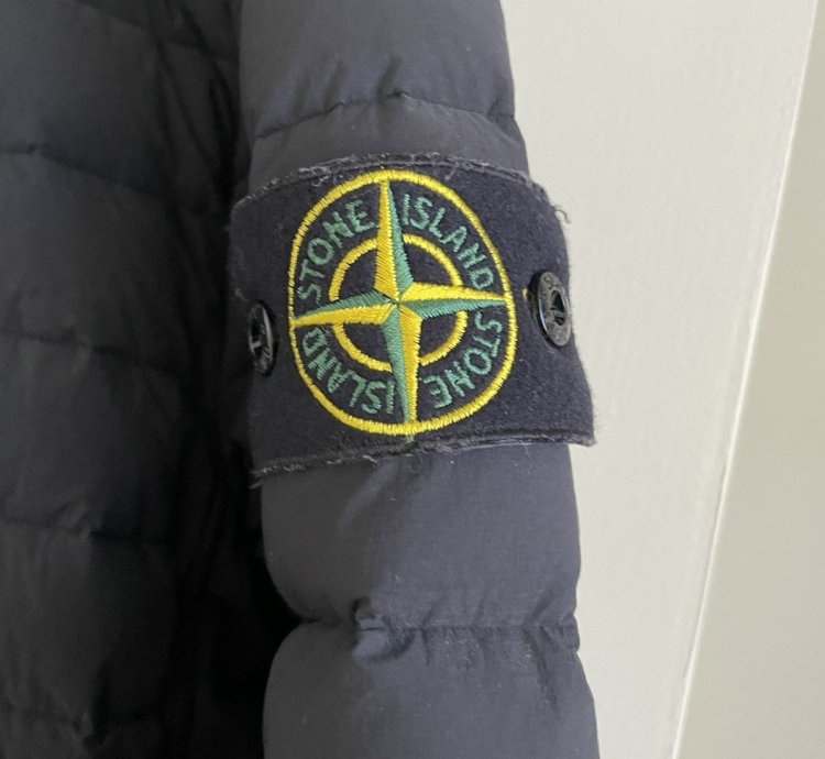 Stone Island Puffer Down Jacket Black Size Large