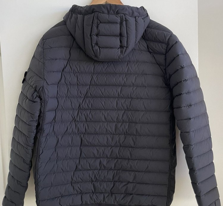 Stone Island Puffer Down Jacket Black Size Large
