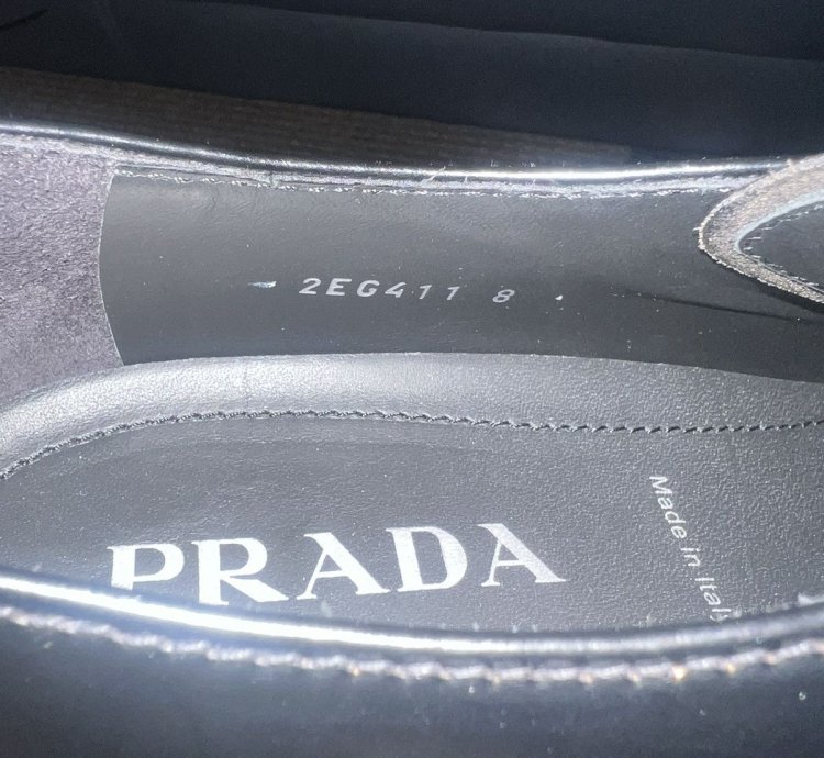 Prada Mens Leather Monolith Spazzolato Lace-up Derby