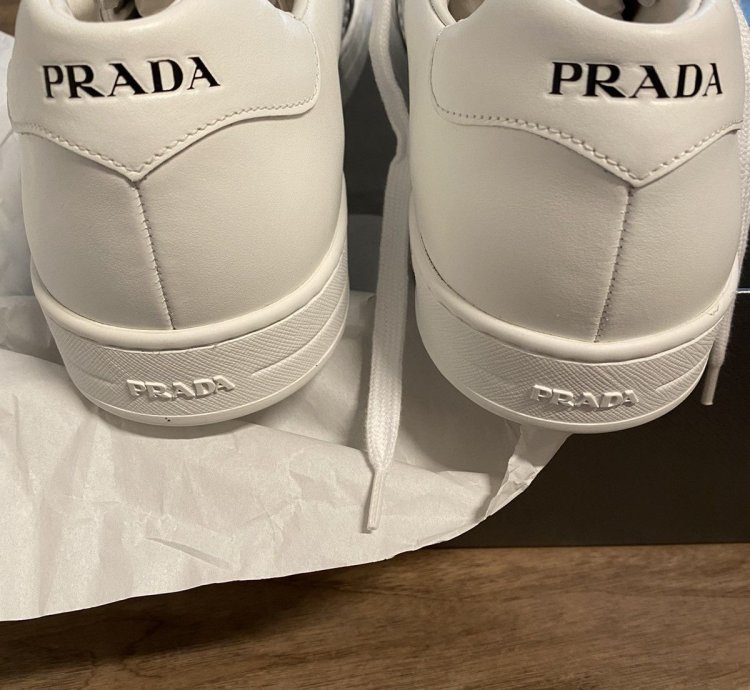 Prada Mens Leather Sneakers