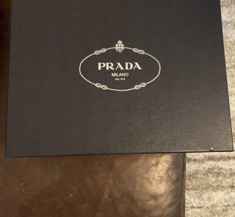 Prada Mens Monolith Brushed Leather Loafers