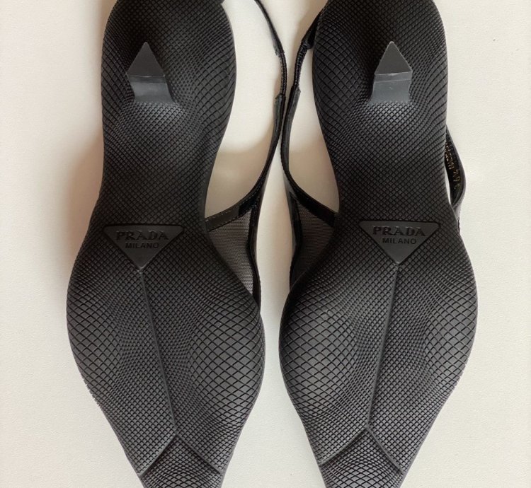 Prada Mesh Heels
