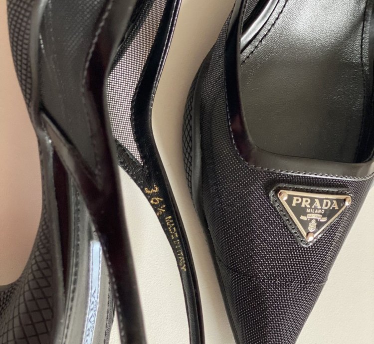 Prada Mesh Heels