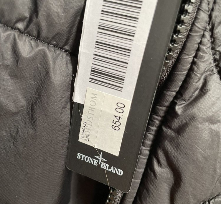 Stone Island Quilted Design Size Medium Lightweight Jacket