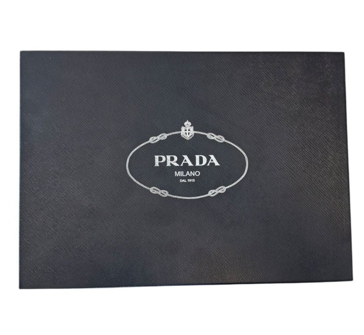 Prada Monolith Black Leather Loafers Size 43 Eu 9 Us