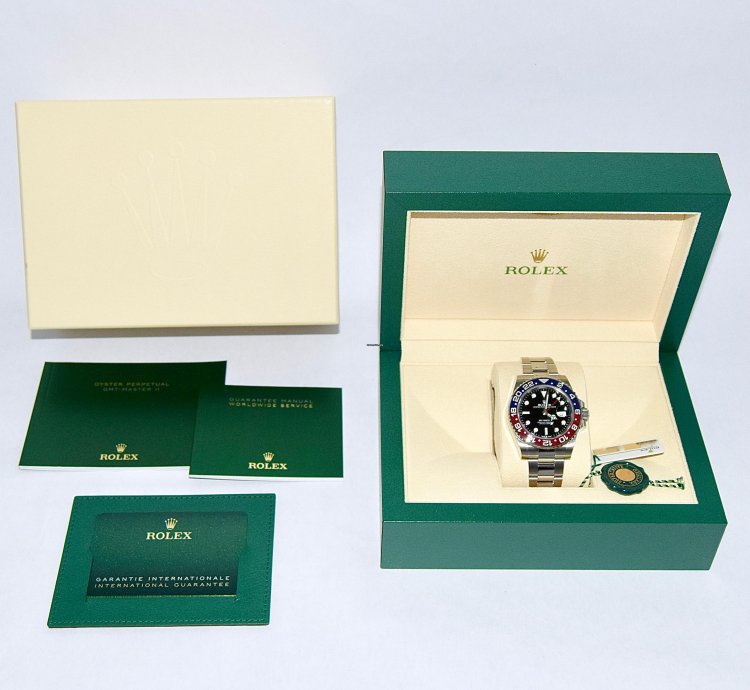 Rolex Gmt-master Ii 126710blro Oyster Box And Papers 2022 New Unworn