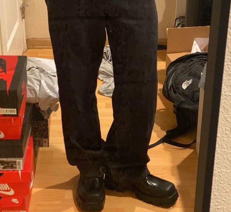 Prada Monolith Boot Brushed Leather Derby Shoes