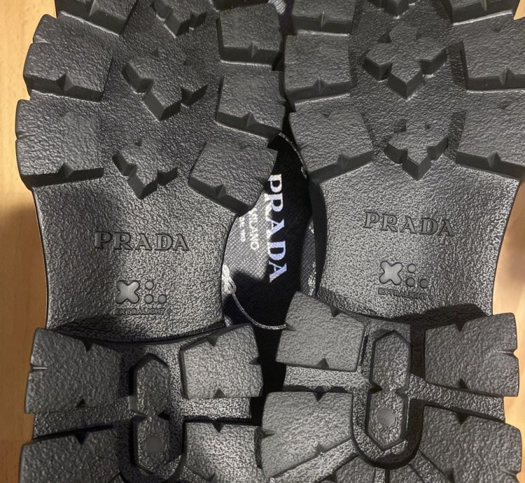 Prada Monolith Boot Brushed Leather Derby Shoes