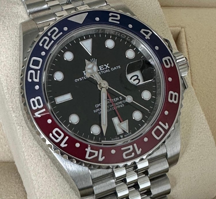Rolex Gmt-master Ii 126710blro Pepsi Eu 12 2023 Ungetragen Schlie Verklebt