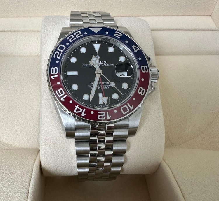 Rolex Gmt-master Ii 126710blro Pepsi Eu 12 2023 Ungetragen Schlie Verklebt