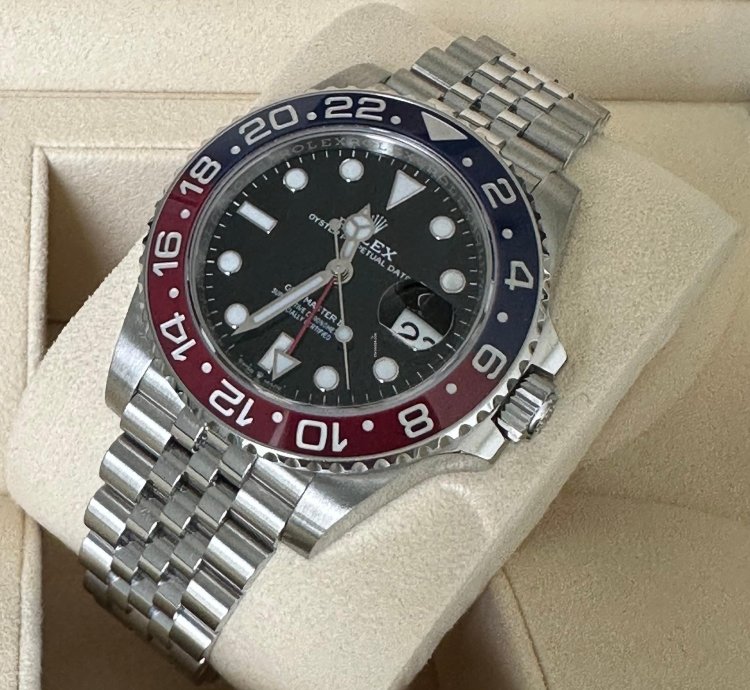 Rolex Gmt-master Ii 126710blro Pepsi Eu 12 2023 Ungetragen Schlie Verklebt