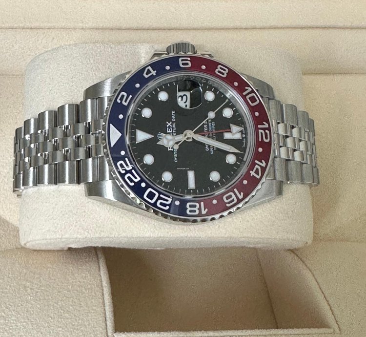 Rolex Gmt-master Ii 126710blro Pepsi Eu 12 2023 Ungetragen Schlie Verklebt