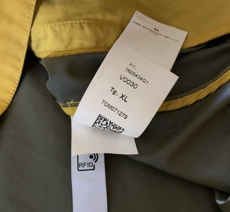 Stone Island Raso Gommato 40th Anniversary Jacket Xl