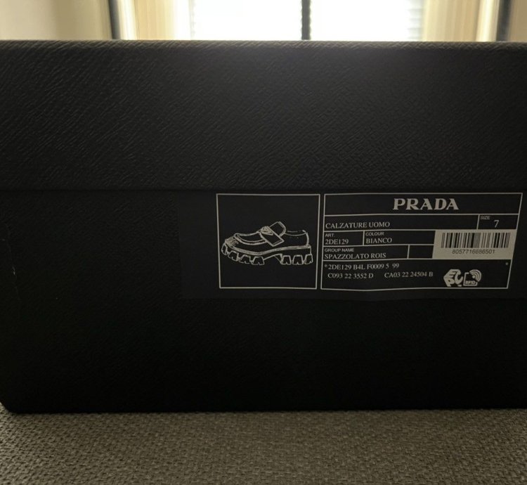 Prada Monolith Brushed Leather Loafers