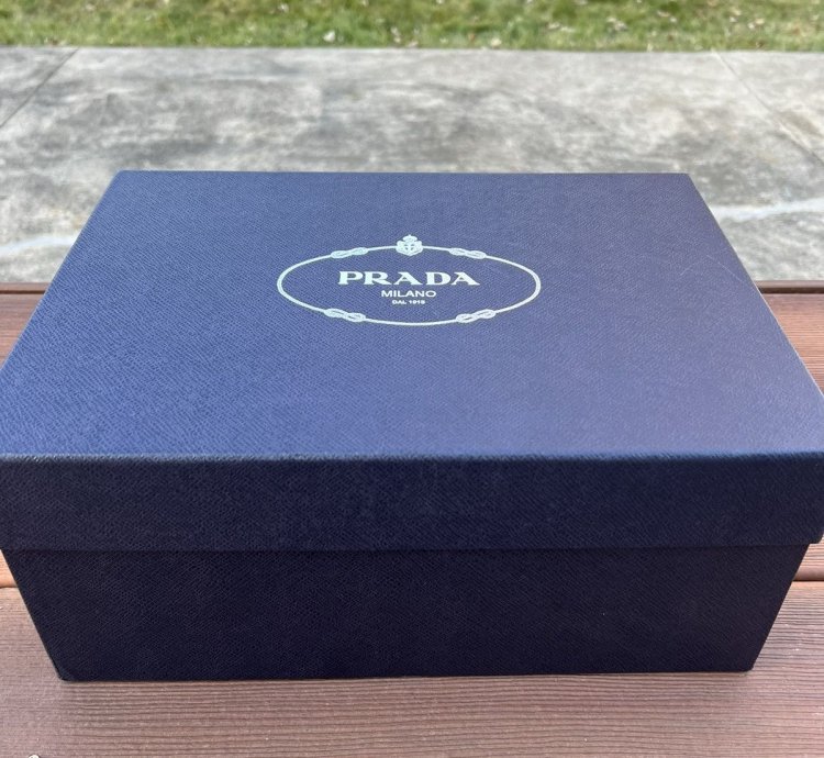 Prada Monolith Brushed Leather Loafers Size 8