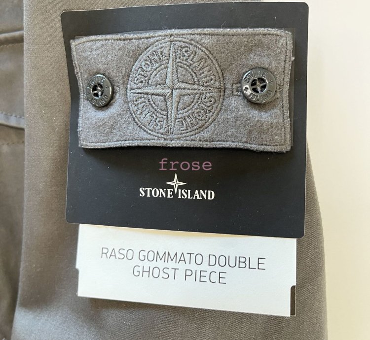 Stone Island Raso Gommato Double Ghost Piece Hooded Jacket