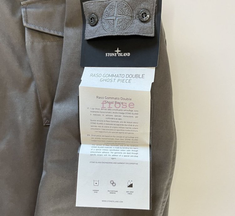 Stone Island Raso Gommato Double Ghost Piece Hooded Jacket