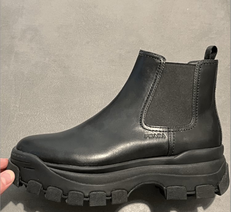 Prada Monolith Chelsea Boots