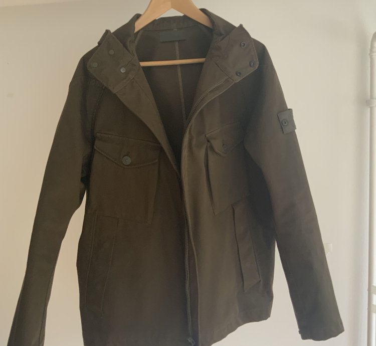Stone Island Raso Gommato Double Ghost Piece Jacket