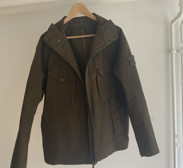 Stone Island Raso Gommato Double Ghost Piece Jacket