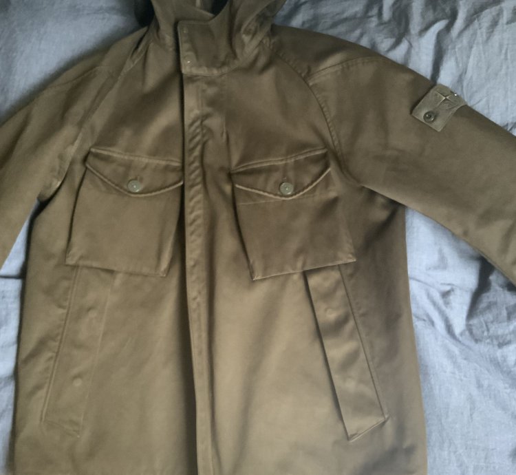 Stone Island Raso Gommato Double Ghost Piece Jacket