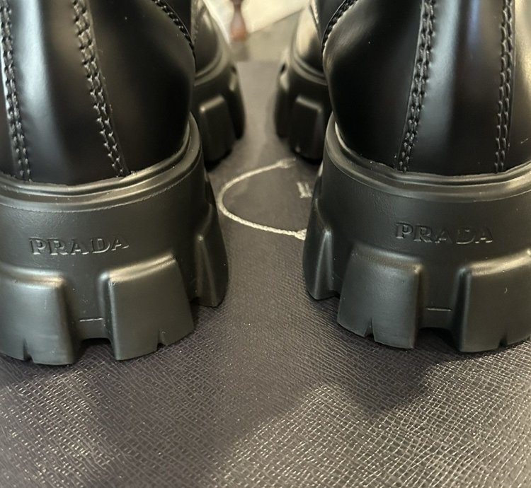 Prada Monolith Combat Boot