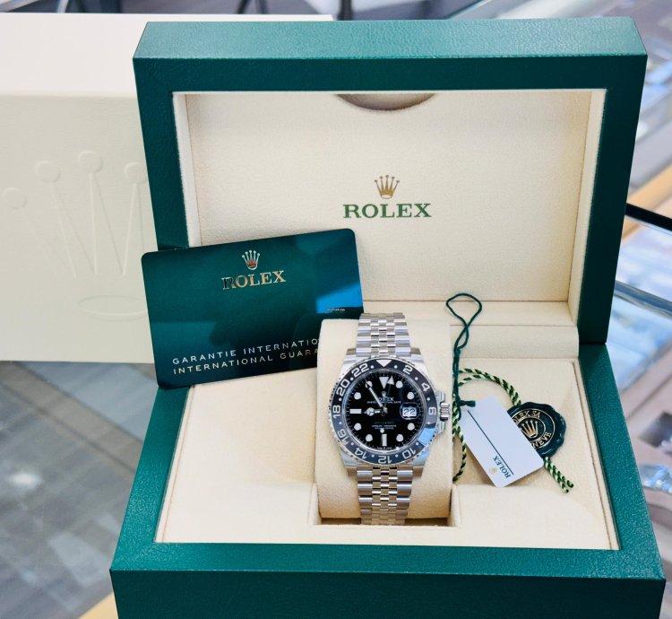 Rolex Gmt-master Ii 126710grnr 2024 Bruce Wayne Jubilee Band Box Papers Unworn