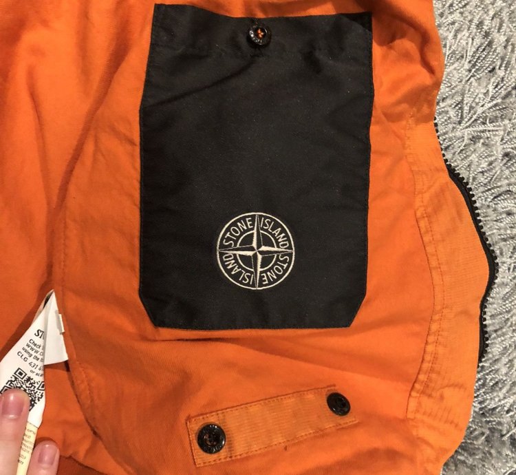Stone Island Reflective Bomber Badge Jacket Outerwear Bnwt