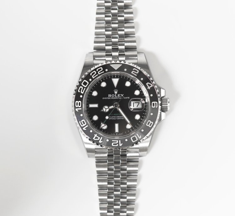 Rolex Gmt-master Ii 126710grnr Bruce Wayne Jubilee Bracelet