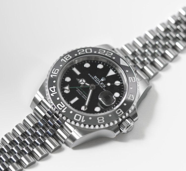 Rolex Gmt-master Ii 126710grnr Bruce Wayne Jubilee Bracelet