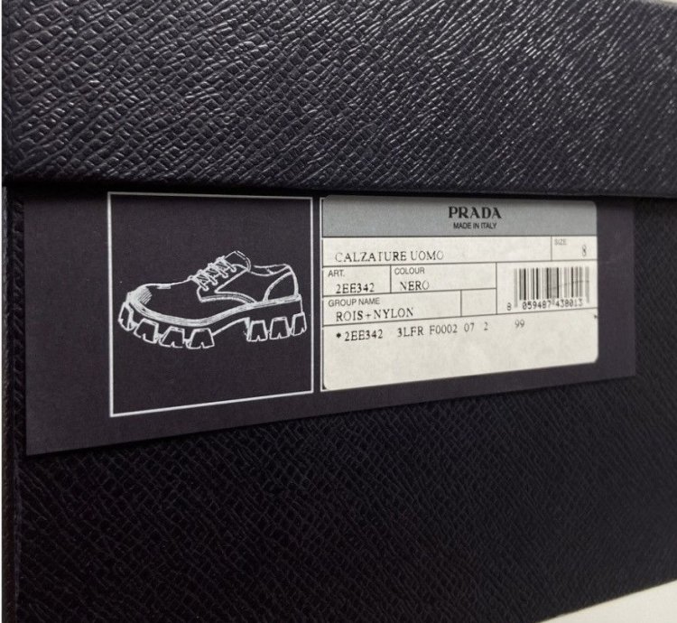 Prada Monolith Derby Lace Up 9 5