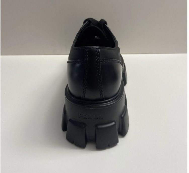 Prada Monolith Derby Lace Up 9 5