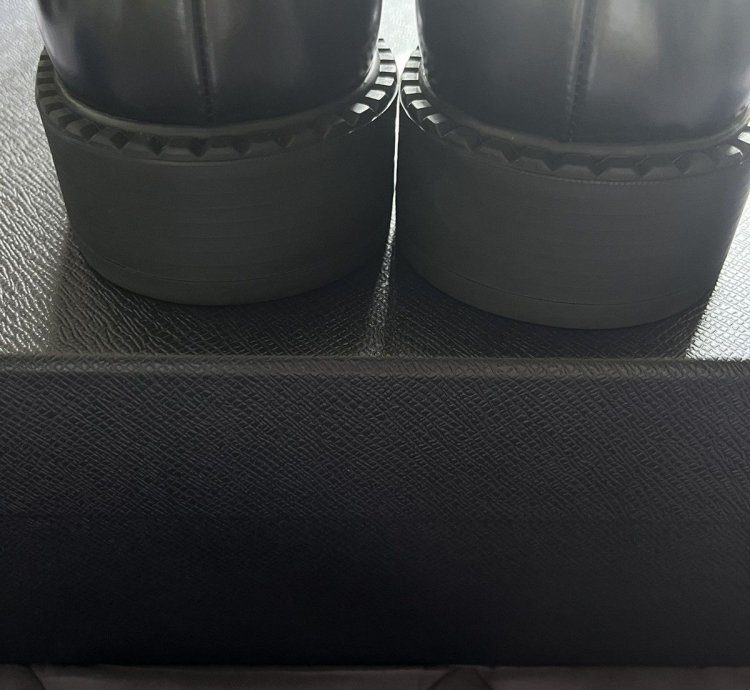 Prada Monolith Lace Up Derby Shoes Black