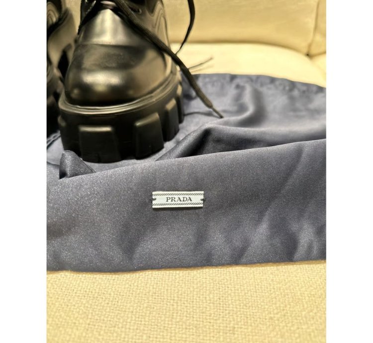 Prada Monolith Leather Biker Boots