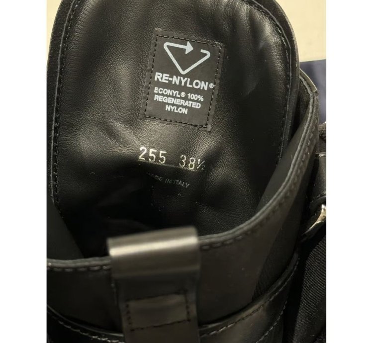 Prada Monolith Leather Biker Boots