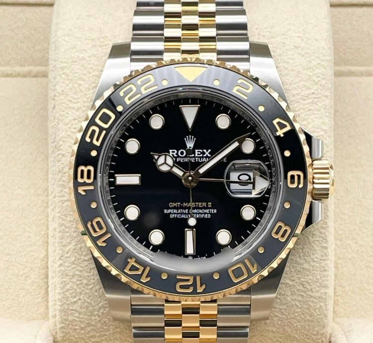 Rolex Gmt-master Ii 126713grnr Automatic 2025 Gold Steel New