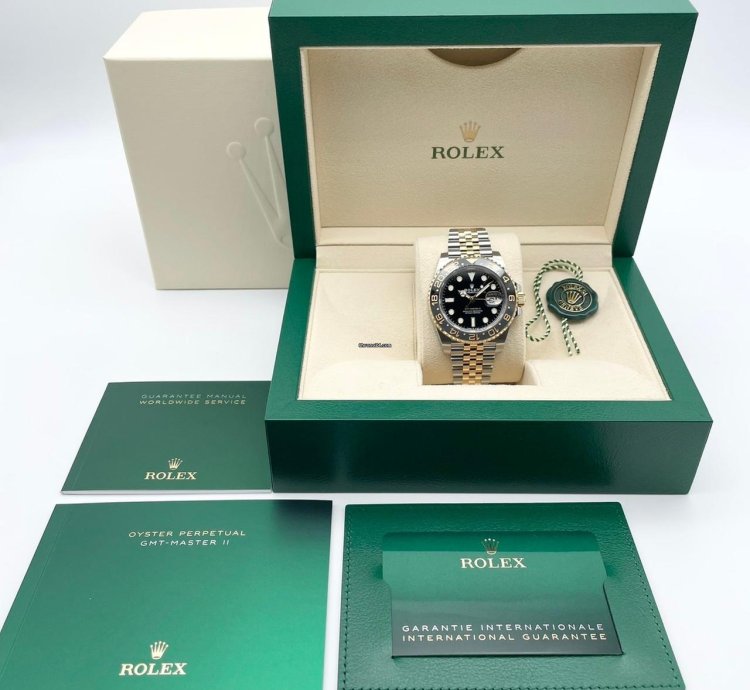 Rolex Gmt-master Ii 126713grnr Automatic 2025 Gold Steel New