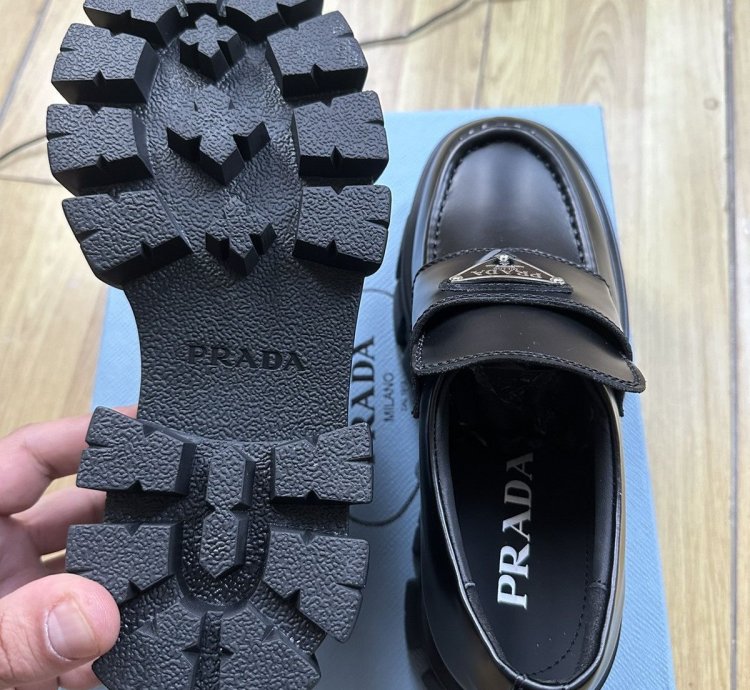 Prada Monolith Loafers