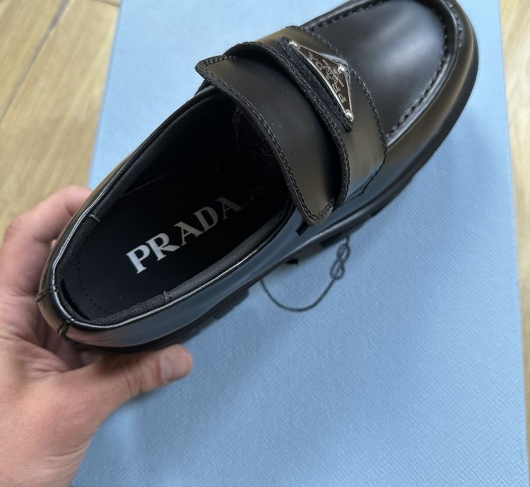 Prada Monolith Loafers