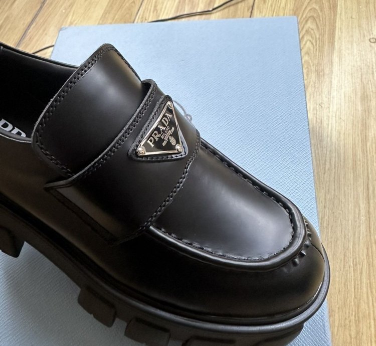 Prada Monolith Loafers