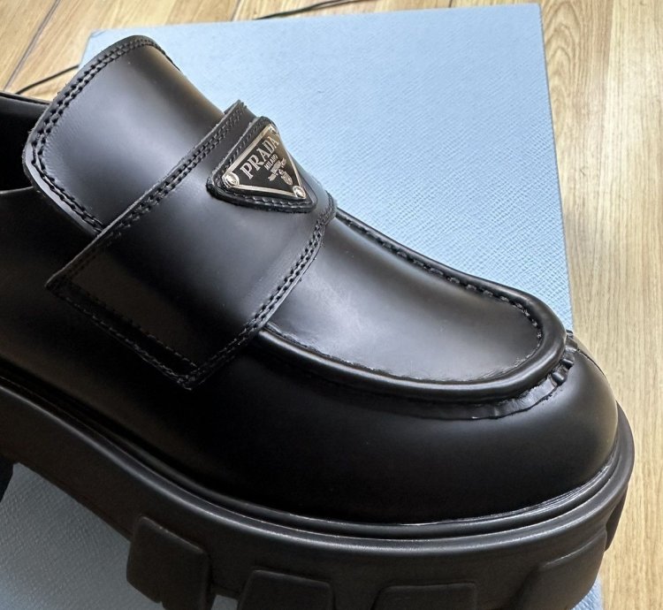 Prada Monolith Loafers