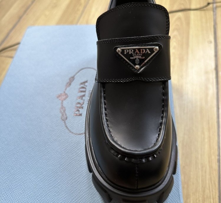 Prada Monolith Loafers