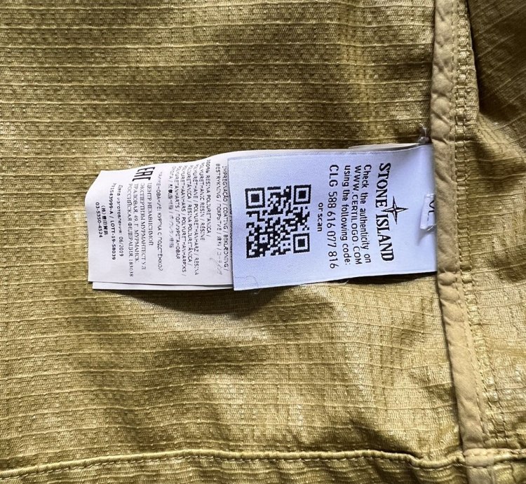 Stone Island Reflective Weave Ripstop Tc Jacket