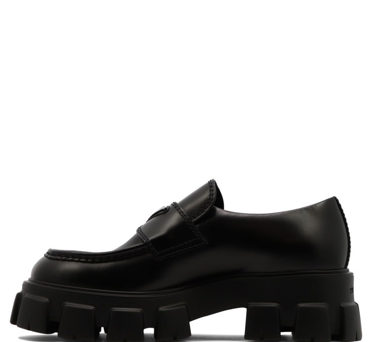 Prada Monolith Loafers Size Uk 8