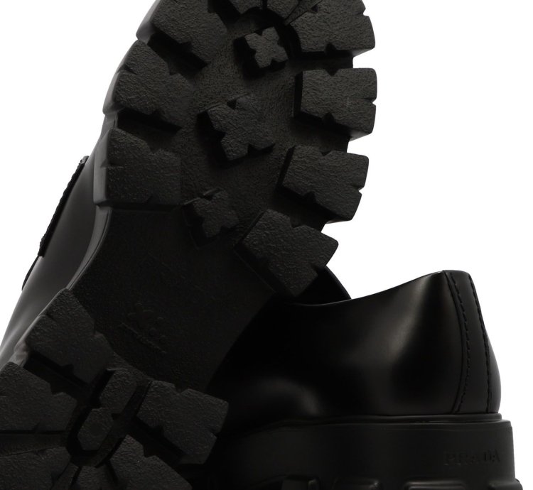 Prada Monolith Loafers Size Uk 8