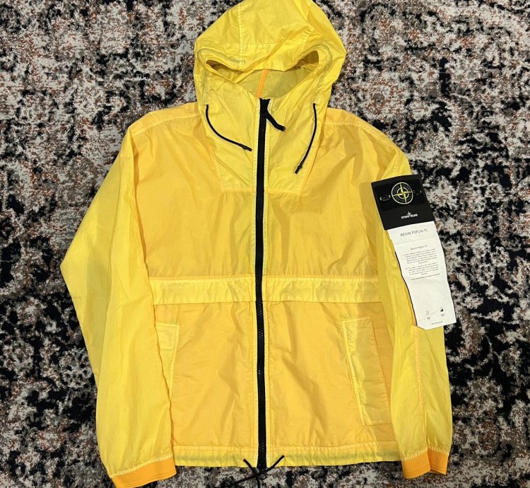 Stone Island Resin Poplin-tc 44435 Size Medium