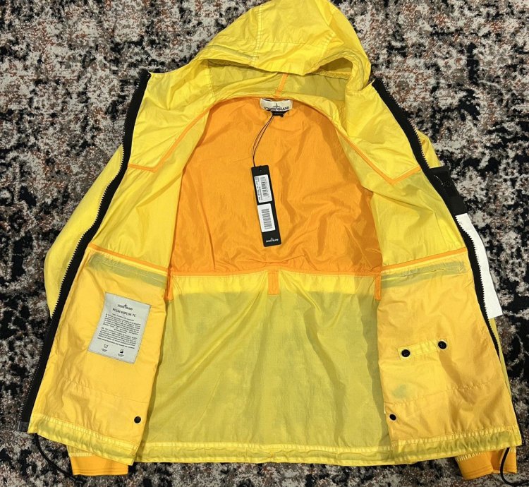 Stone Island Resin Poplin-tc 44435 Size Medium